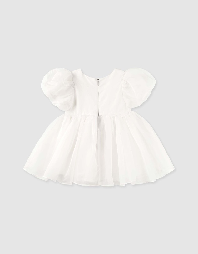 Designer Kidz - Sophia Puff Sleeve Baby Dress