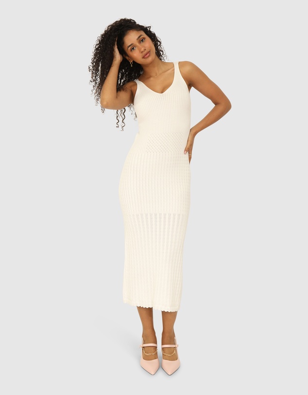 Belle & Bloom - Sweet Nothings Midi Knitted Dress
