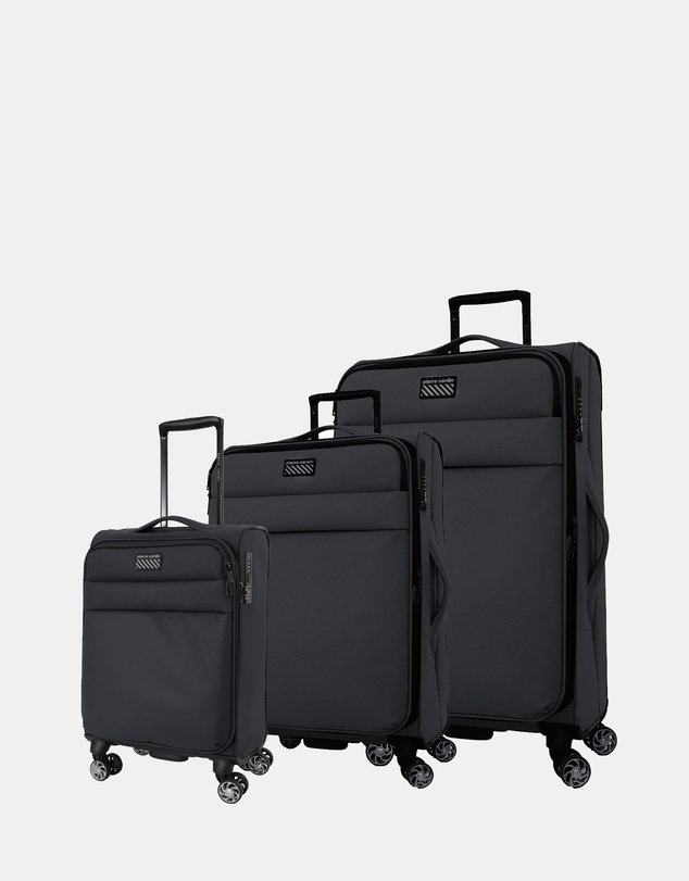 Pierre Cardin - Pierre Cardin 3-Piece Set Soft Water-Repellent Suitcase
