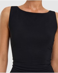 JETS - Boat Neck One-Piece