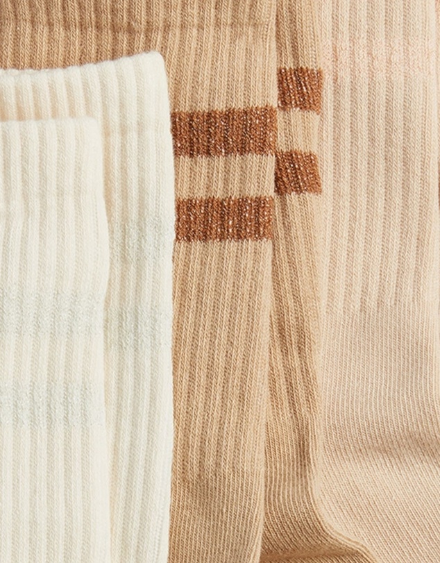 High Heel Jungle - Varsity Pilates Yoga Grip Socks - 3 Pack