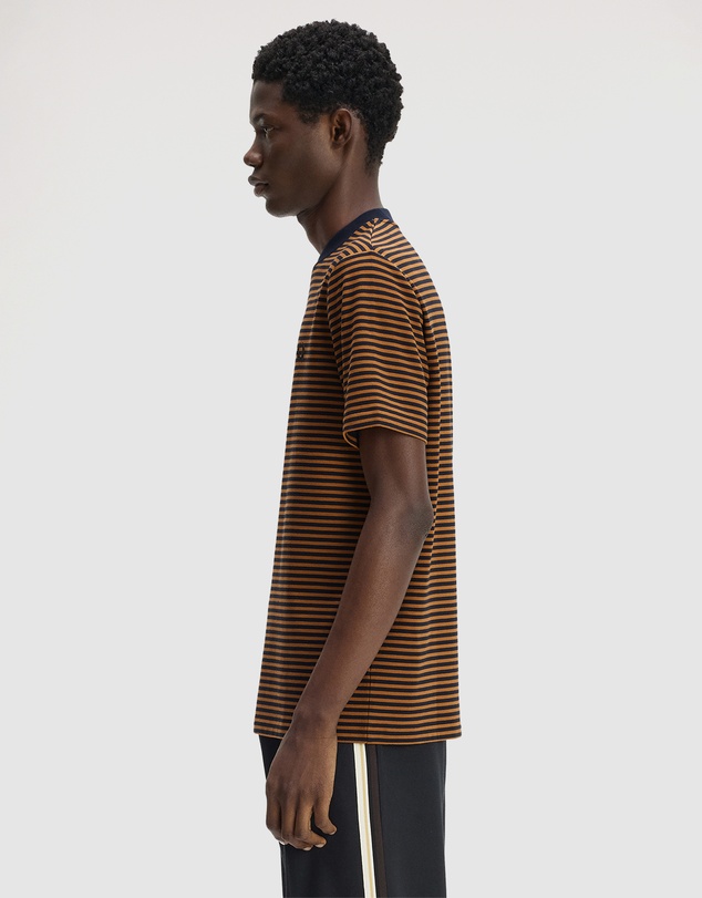 Fred Perry - Fine Stripe Heavy Weight T-Shirt