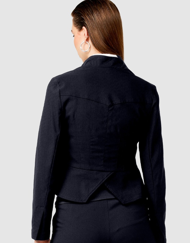 SACHA DRAKE - Front Zip Peplum Jacket