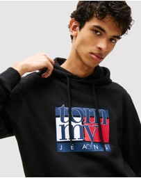 Tommy Jeans - Flag Logo Terry Hoodie