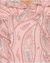 Petal & Pup - Jarvis Midi Dress - Peach Paisley