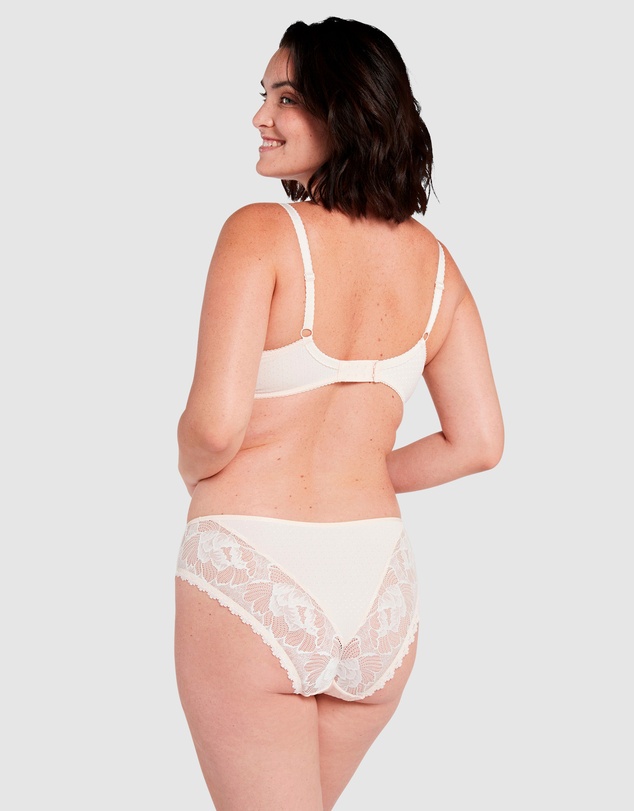 Sans Complexe - Capucine Wired Two-Tone Lace Bra