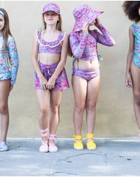 Olga Valentine - Long Sleeve 2-Piece Swim Set