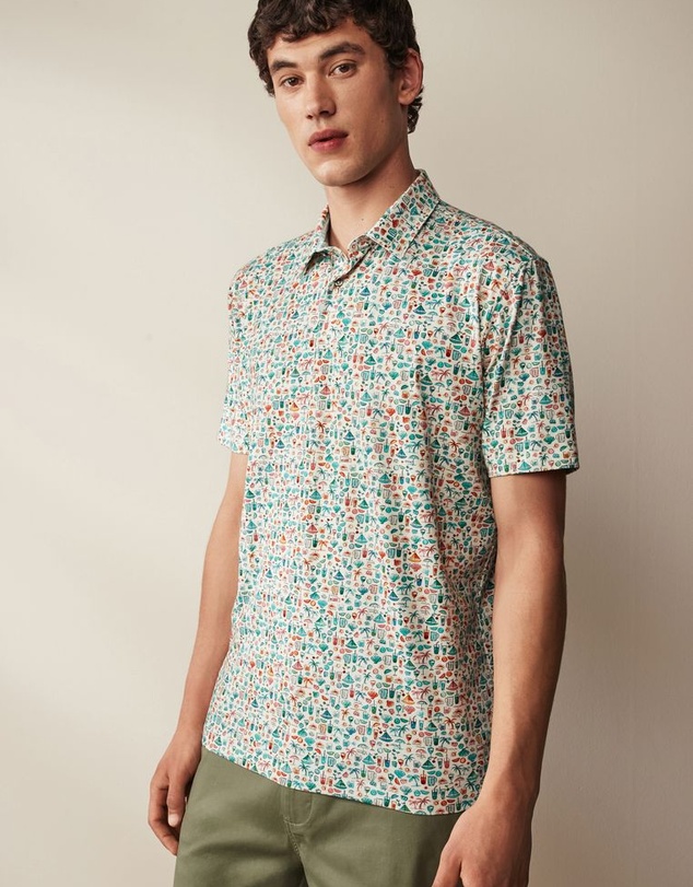 NEXT - Print Polo Shirt