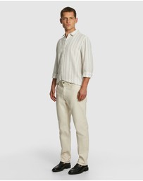yd. - Island Stripe Textured Shirt