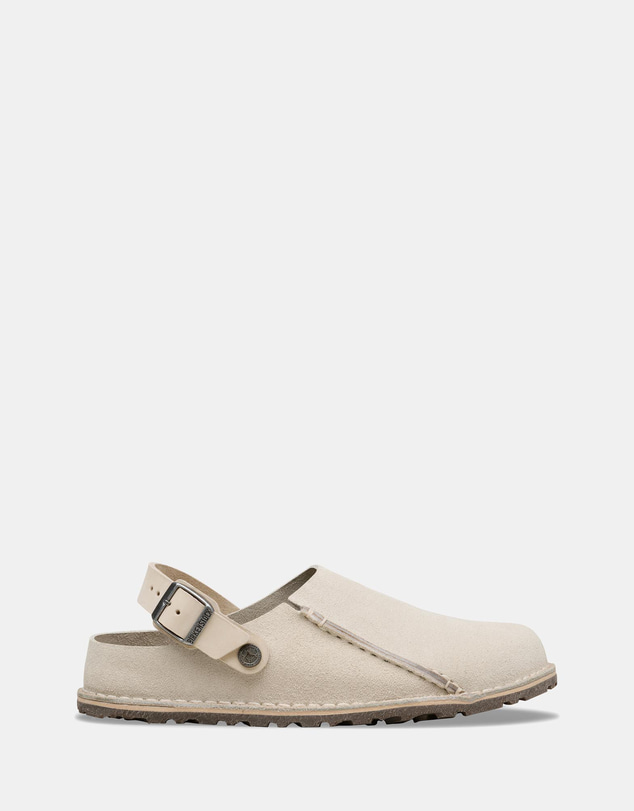 Birkenstock - Lutry Oyster Suede Leather Regular - Unisex
