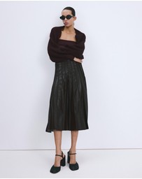 M.N.G - Ciruela Cardigan