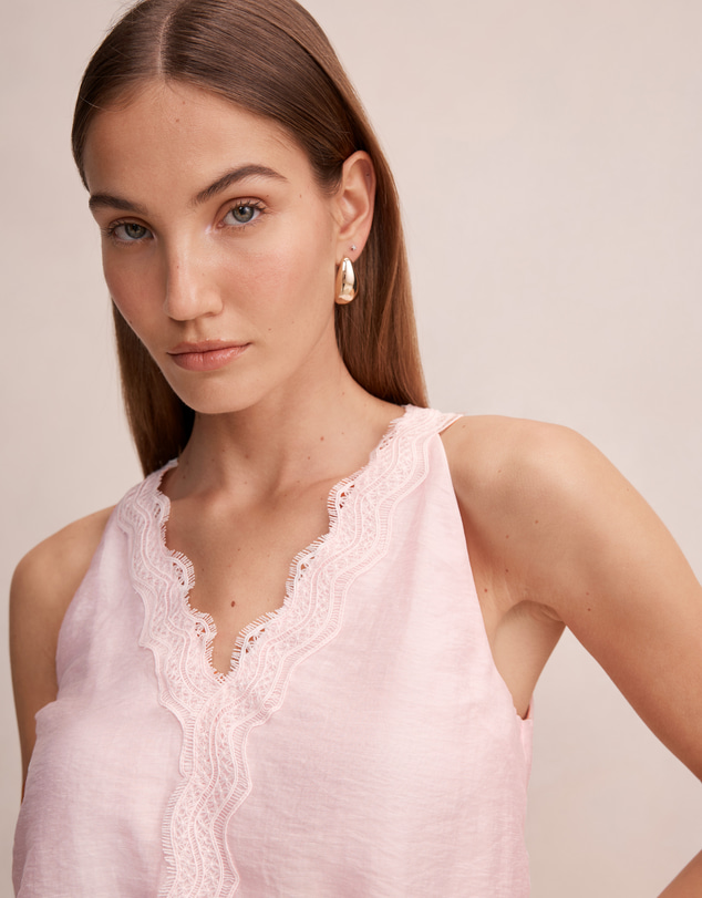 Forever New - Maeve Lace Tie Top