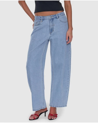 Thrills - Sloane Low Rise Barrel Jeans