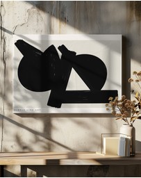 Olive et Oriel - Simple Artline No34 by Treechild Art Print