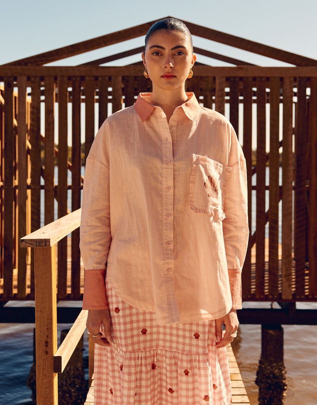 SMWR. by The Somewhere Co - Keepsakes Oversized Long Sleeve Shirt