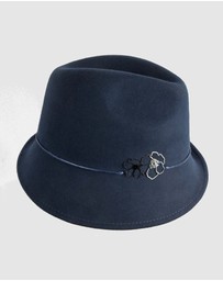 Max Alexander - Felt Navy Trilby Hat