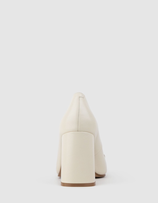 Edward Meller - BAILEY85 Block Heel Pump with Trim