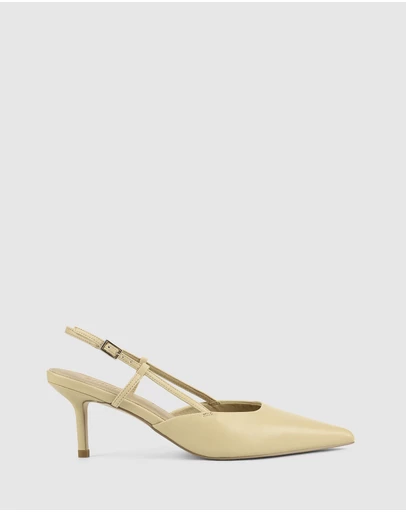 Siren - Yoyo Slingback Kitten Heels
