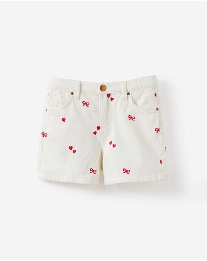 HAYMAN ECRUHEART EMBROIDERY