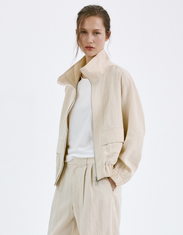 M.N.G - Lyocell Bomber Jacket