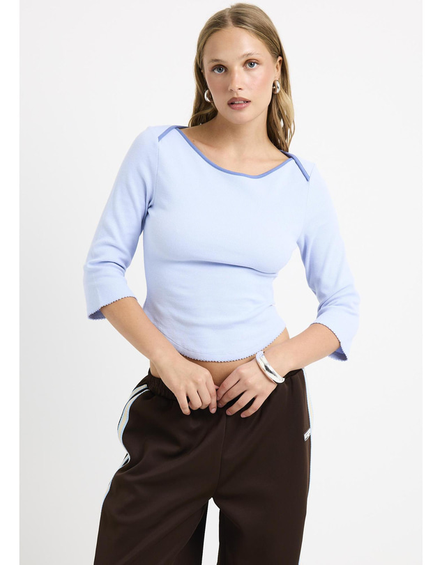 Insight - Remy Bind 3/4 Sleeve Top