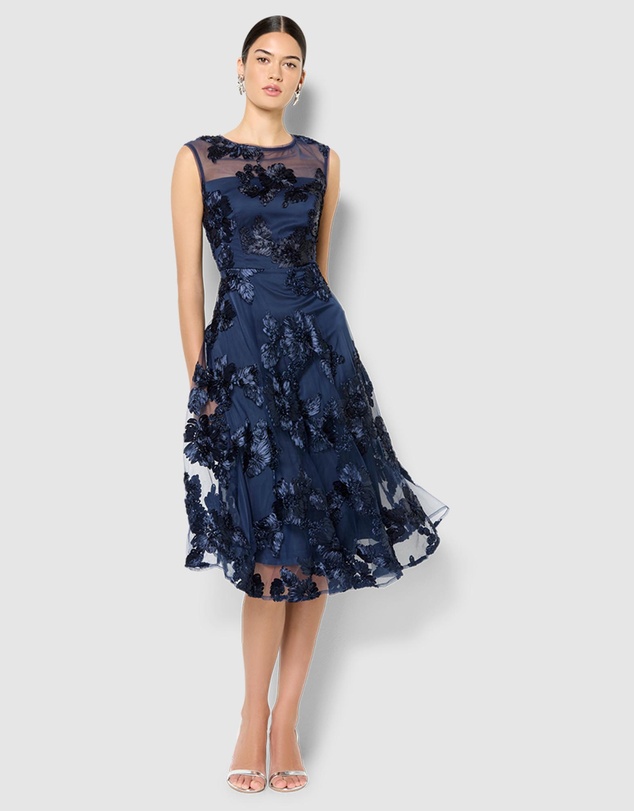 Montique - Isha Ribbon Lace Dress