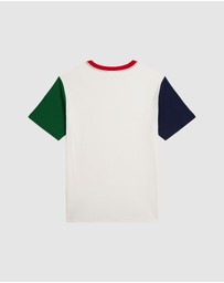 Polo Ralph Lauren - Logo Color-Blocked Cotton Tee - ICONIC EXCLUSIVE - Teens