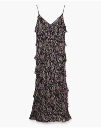Desigual - Midi dress with ruffles