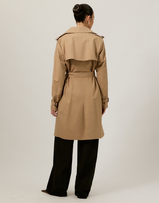 Tussah - Ada Double Breasted Belted Trench Coat