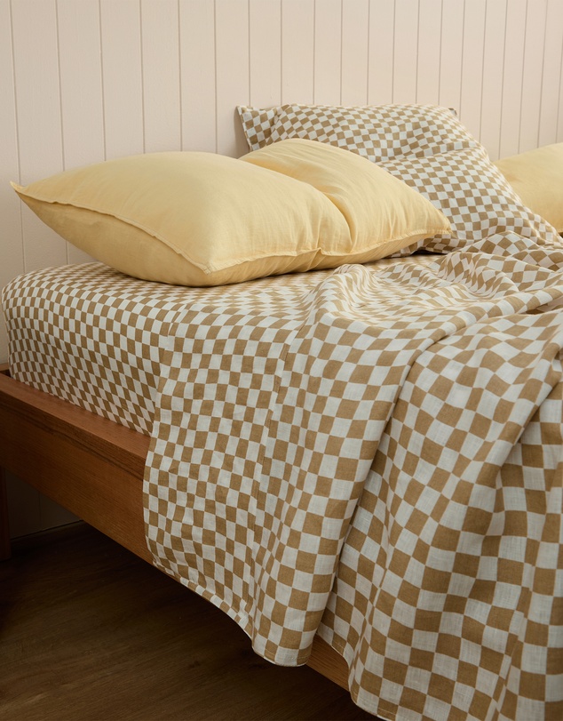 Sheet Society - Eve Linen Print Full Sheet Set