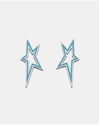 Karen Walker - Star City Enamel Earrings