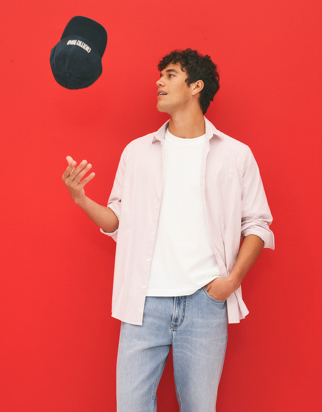 Country Road - Regular Fit Cotton Stripe Shirt