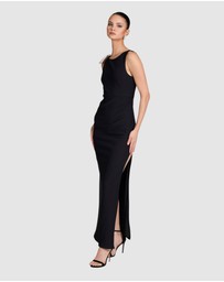 Romance by Honey and Beau - Gisella Bow Shoulder Detail Dress