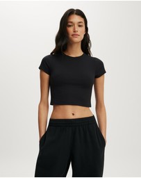 Cotton On Body Active - Ultra Soft Cropped Fitted Tshirt