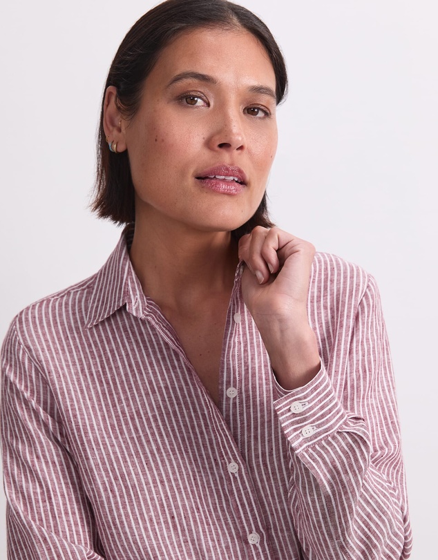 Sportscraft - Dahlia Stripe Linen Shirt