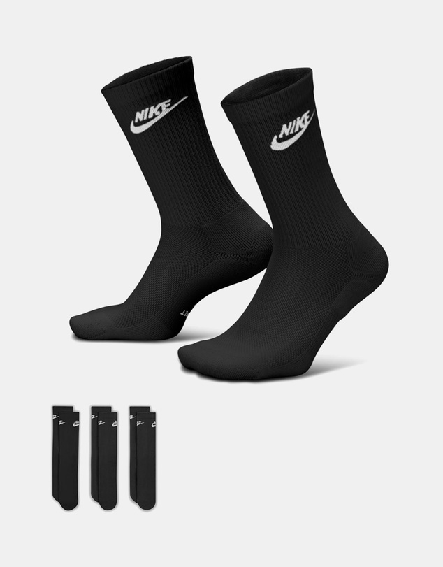 Nike - 3-Pack Everyday Elevated Crew Socks