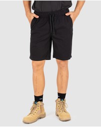 UNIT - UNIT Pivot Mens Elastic Waist Chino Shorts