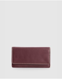 Evity - Maya Leather Large Clutch