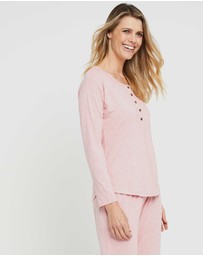 Bamboo Body - Long Sleeve Henley Top