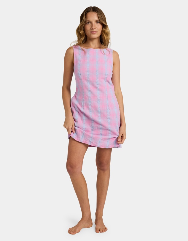 Roxy - Womens Phoebe Check Mini Dress