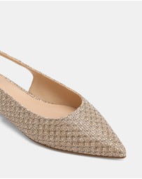 Wittner - Mary Metallic Lurex Slingbacks