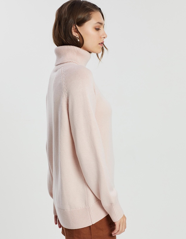 Assembly Label - Roll Neck Knit Jumper