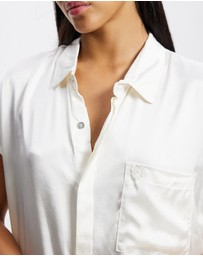 Merlino Street - Minerva Sleeveless Button Up Shirt