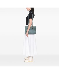 Pre-Loved by Azura Reborn - Pre-Loved Large Denim Cannage Acrylic Handles Lady Dior