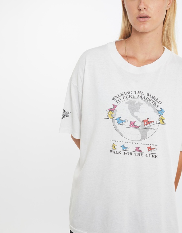 Vintage by The Real Deal - Pre Loved - Vintage 90s 'Walk For The Cure' Diabetes Foundation Tee