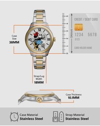 Fossil - Mickey and Friends Two Tone Analogue Watch