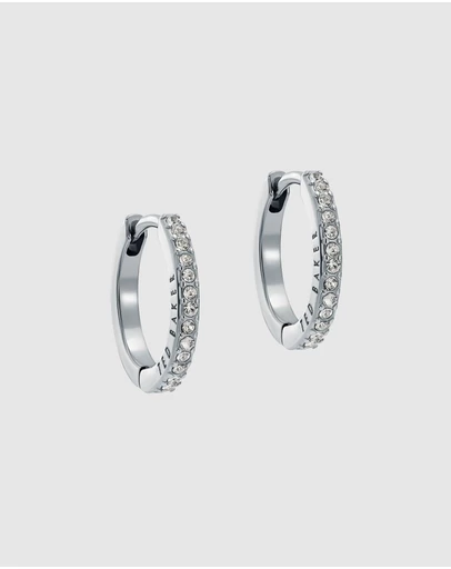 Ted Baker - Heplie Crystal Hoop Earrings 14mm