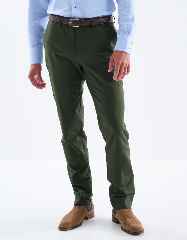3 Wise Men - 3 Wise Men Huxton Pant - Army Green