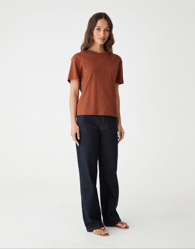 Forcast - May Relaxed Cotton T-shirt