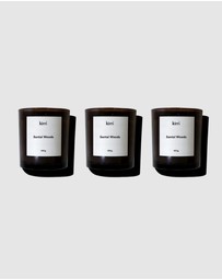 Kirri by Scent Australia Home - Santal Woods Candle (400g) Trio